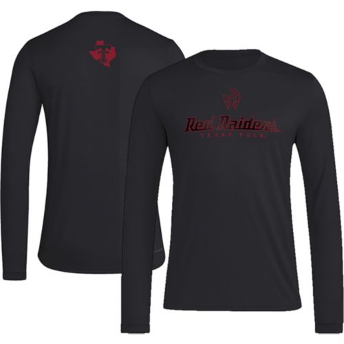 adidas Men's Texas Tech Red Raiders Black Tiro Soccer Jersey