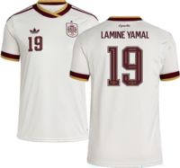 adidas Women's Lamine Yamal #19 Spain 2026 Off White Away Replica