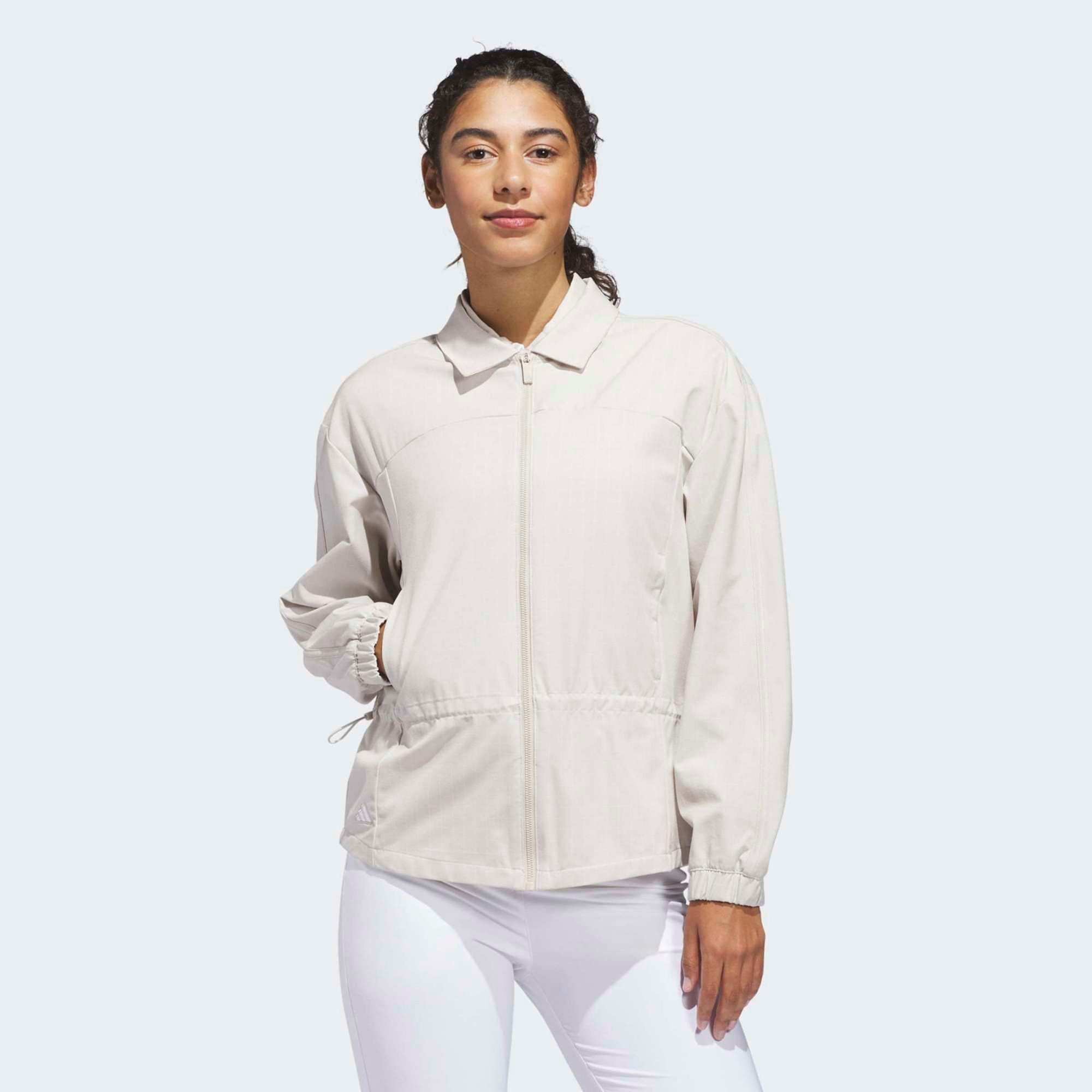adidas Women's Ultimate365+ Peplum Grid Golf Jacket product image