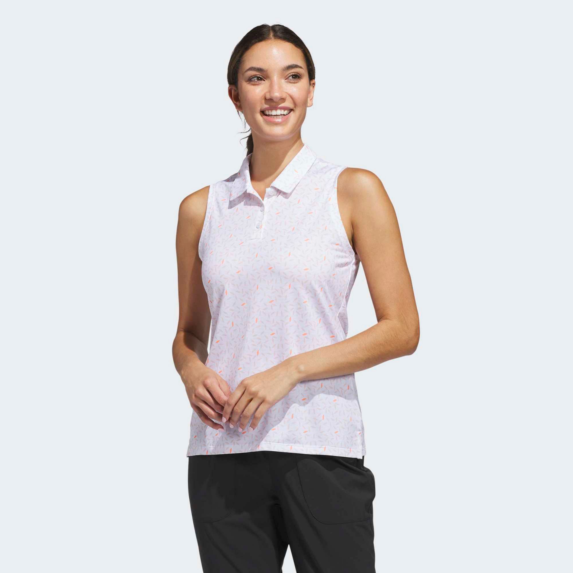 adidas Women's Ultimate365 Printed Climacool Sleeveless Golf Polo product image