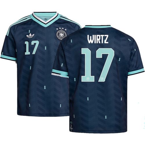 adidas Youth Germany Florian Wirtz #17 2026 Home Replica Jersey