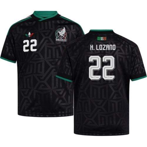 adidas Youth Mexico Raul Jimenez #9 2026 Home Long Sleeve Replica