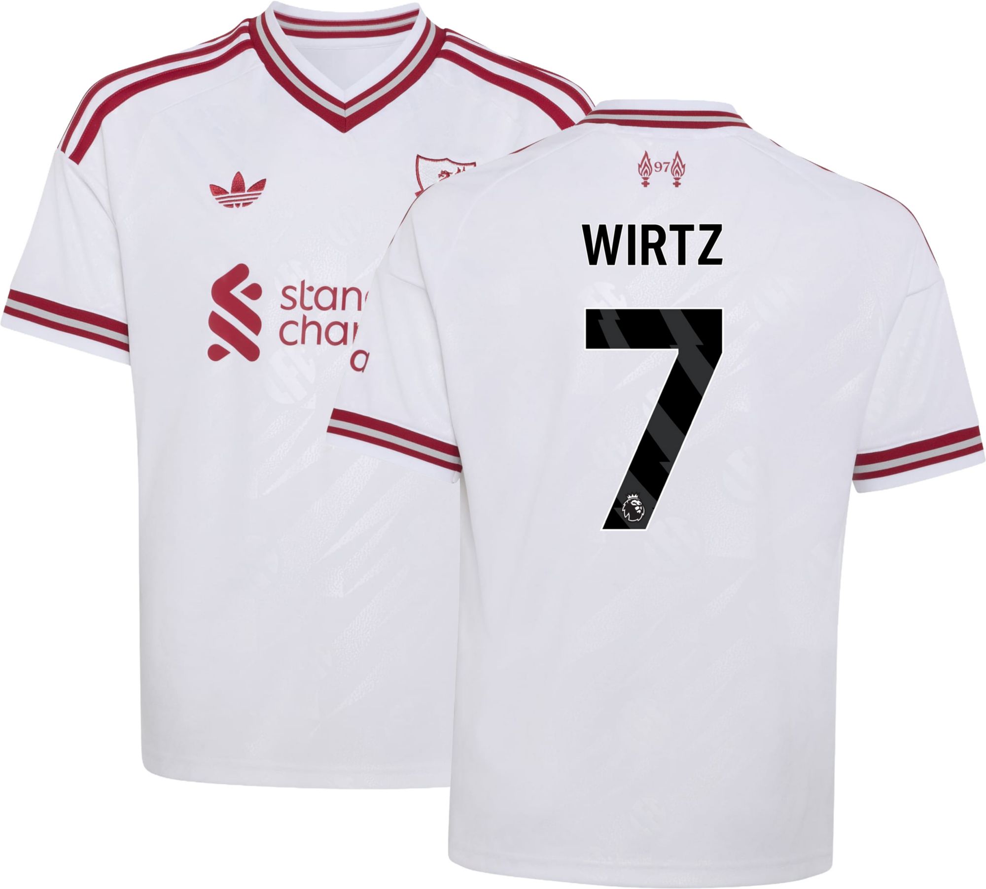 正規品Liverpool FC WIRTZ ユニフォーム adidas Youth Liverpool Florian Wirtz 2026 Away Replica Jersey