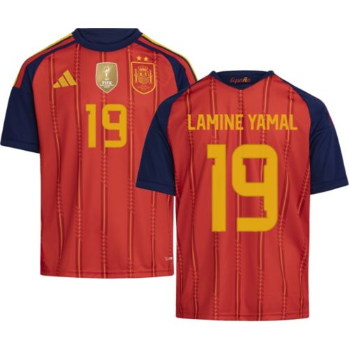 ウェア  Spain  Replica Jersey LY19 adidas Adult Spain Lamine Yamal #19 2026 Home Replica Jersey