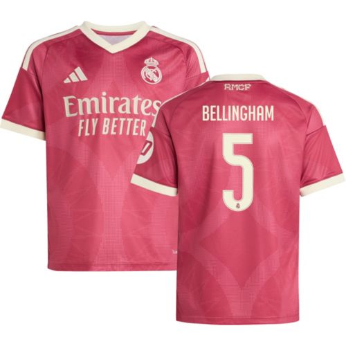 adidas Youth Real Madrid 2026 Home Replica Long Sleeve Jersey