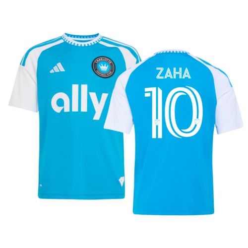 adidas Youth Charlotte FC Wilfried Zaha #10 2025 Secondary Replica