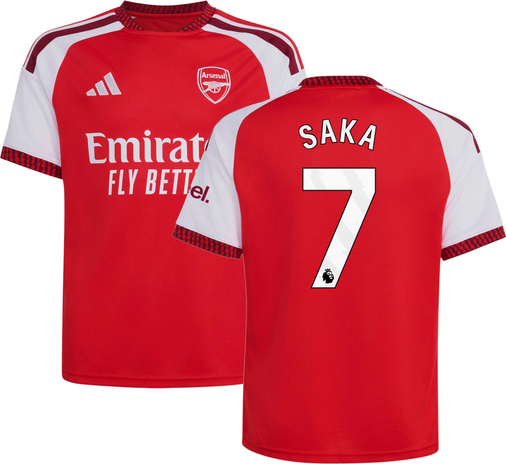 SAKA☆ページ adidas Youth Arsenal Bukaya Saka #7 2026 Home Replica Jersey