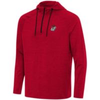 Antigua Men's Georgia Bulldog Head Spikes Red 1/4 Zip Pullover