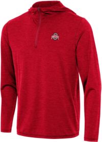 Antigua Men's Ohio State Buckeyes Tidy Hood 1/4 Zip | Dick's