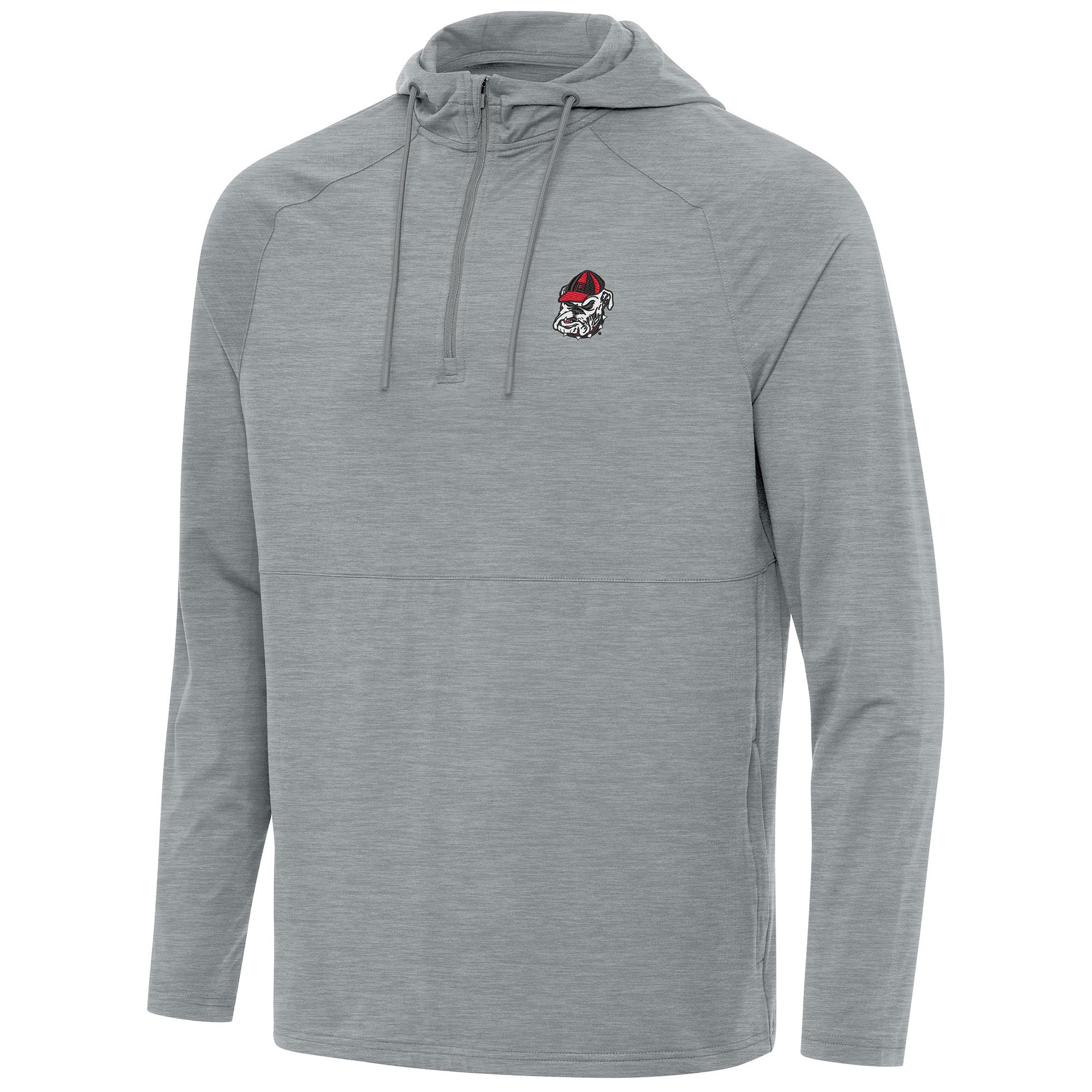 Antigua Men's Georgia Bulldog Head Spikes Skyscraper 1/4 Zip