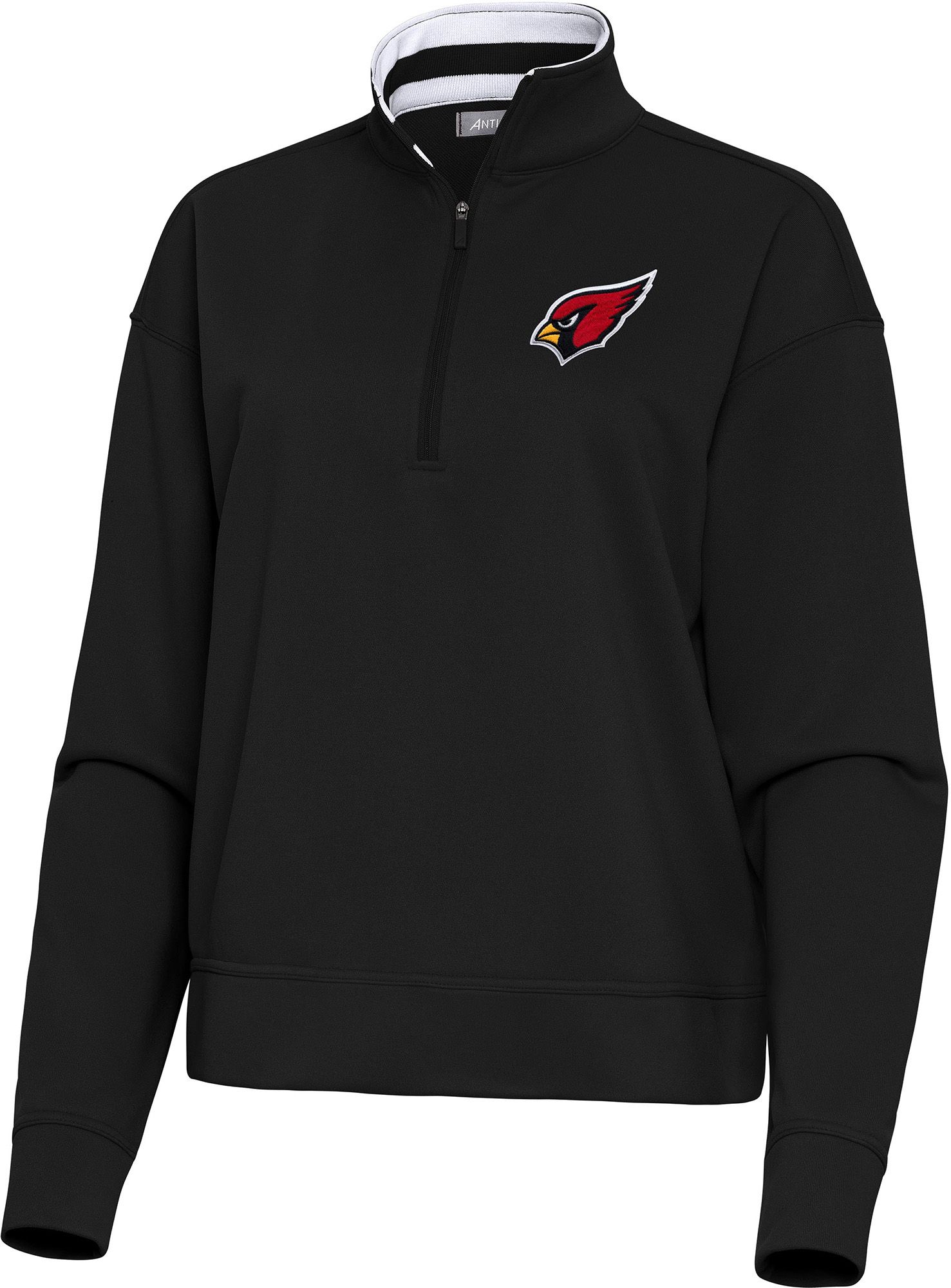 Antigua Women's Arizona Cardinals Goddess 1/2 Zip Pullover