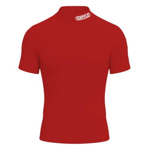 メンズウェア 8Gshoot MOCK NECK DRY FOOTBALL SHIRT Battle Adult Mock Neck Short Sleeve Compression Shirt | Dick's