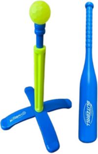 Blitzball Plastic Baseball and Bat Combo Set Blue