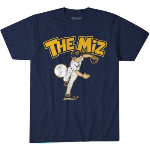 BreakingT Youth Milwaukee Jacob Misiorowski Blue 'Miz Ace' T-Shirt