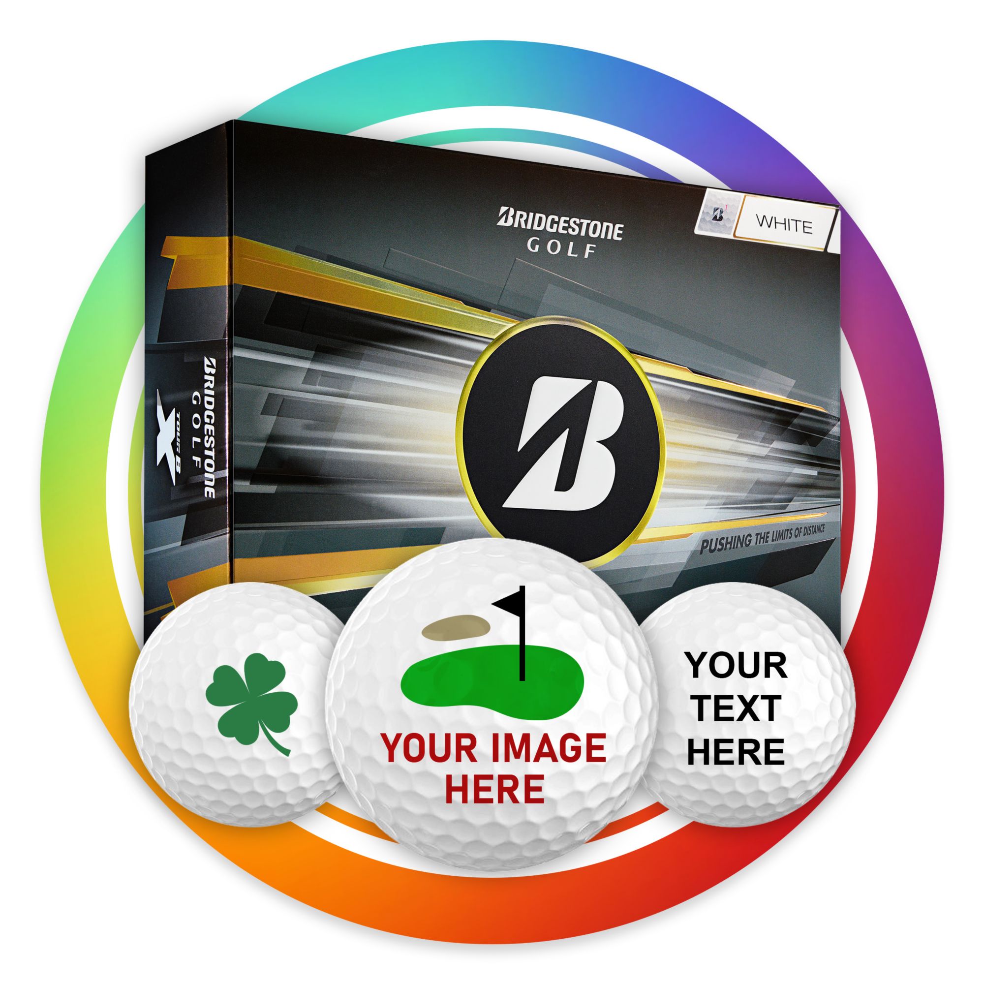 Bridgestone 2026 Tour B X Personalized Golf Balls product image