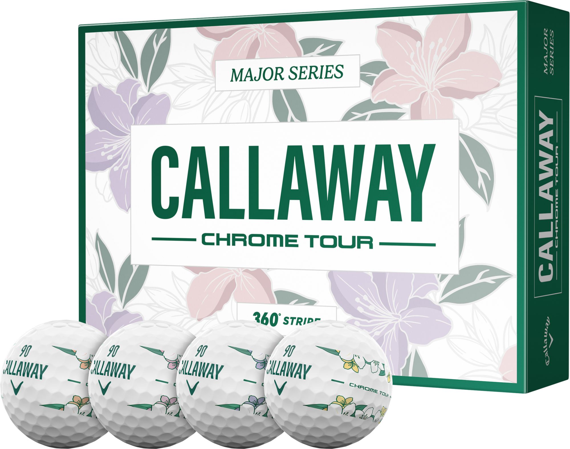Callaway Chrome Tour April Major 360 Stripe Golf Balls