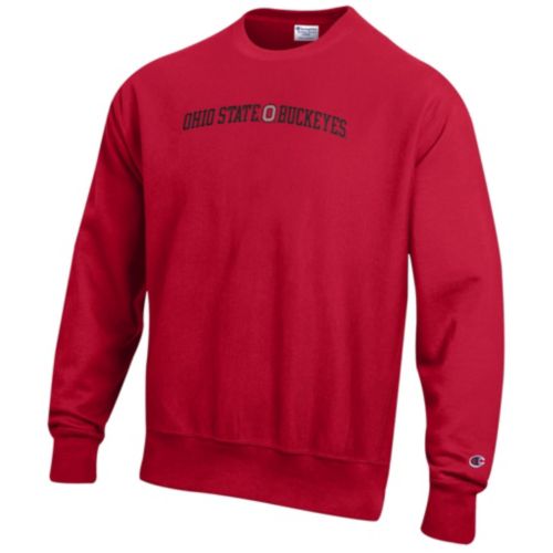 Champion Men's Ohio State Buckeyes Silver Gray Reverse Weave