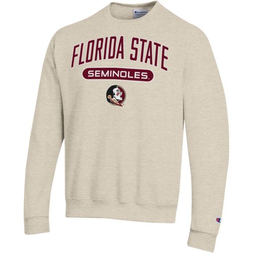 Champion Men's Florida State Seminoles Silver Gray Reverse Weave