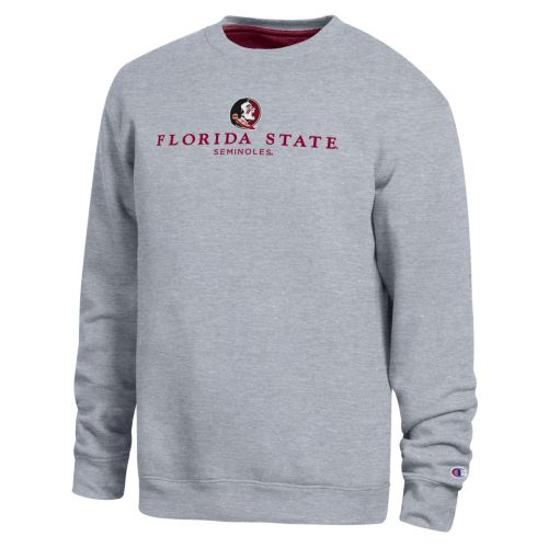Champion Men's Florida State Seminoles Silver Gray Reverse Weave