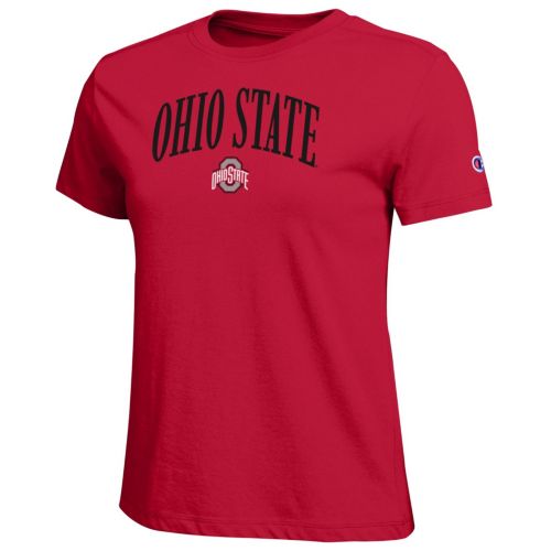 Champion Women's Ohio State Buckeyes Core V-Neck T-Shirt | Dick's