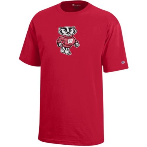 Champion Youth Wisconsin Badgers Jersey Wrestling T-Shirt | Dick's