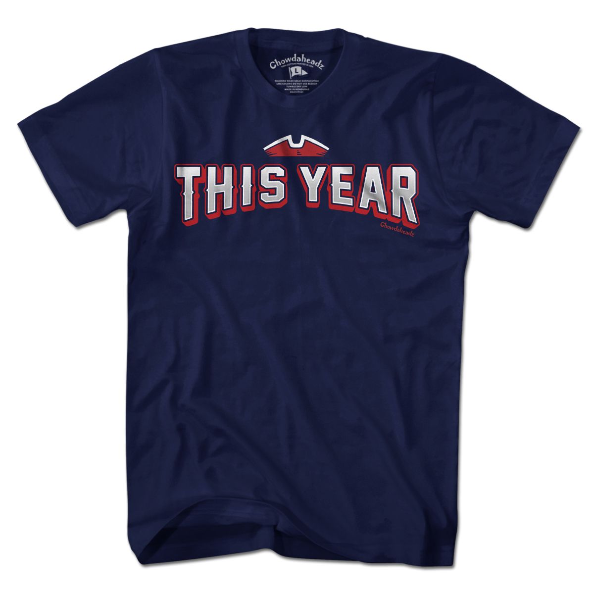 Chowdaheadz Adult New England This Year Football T-Shirt | Dick's