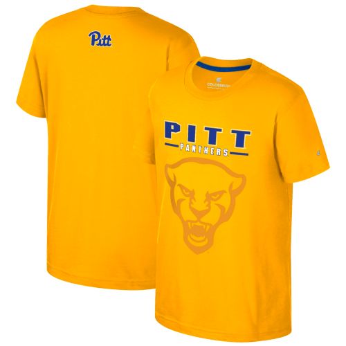 NCAA Youth Pitt Panthers Royal Mason Heintschel #6 T-Shirt