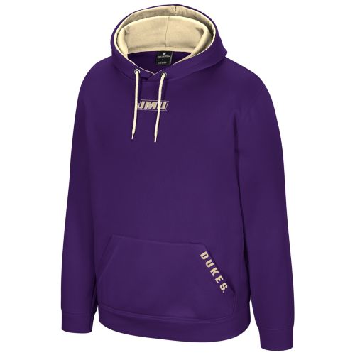 Colosseum Men's James Madison Dukes Purple Mikey Tonal Hoodie