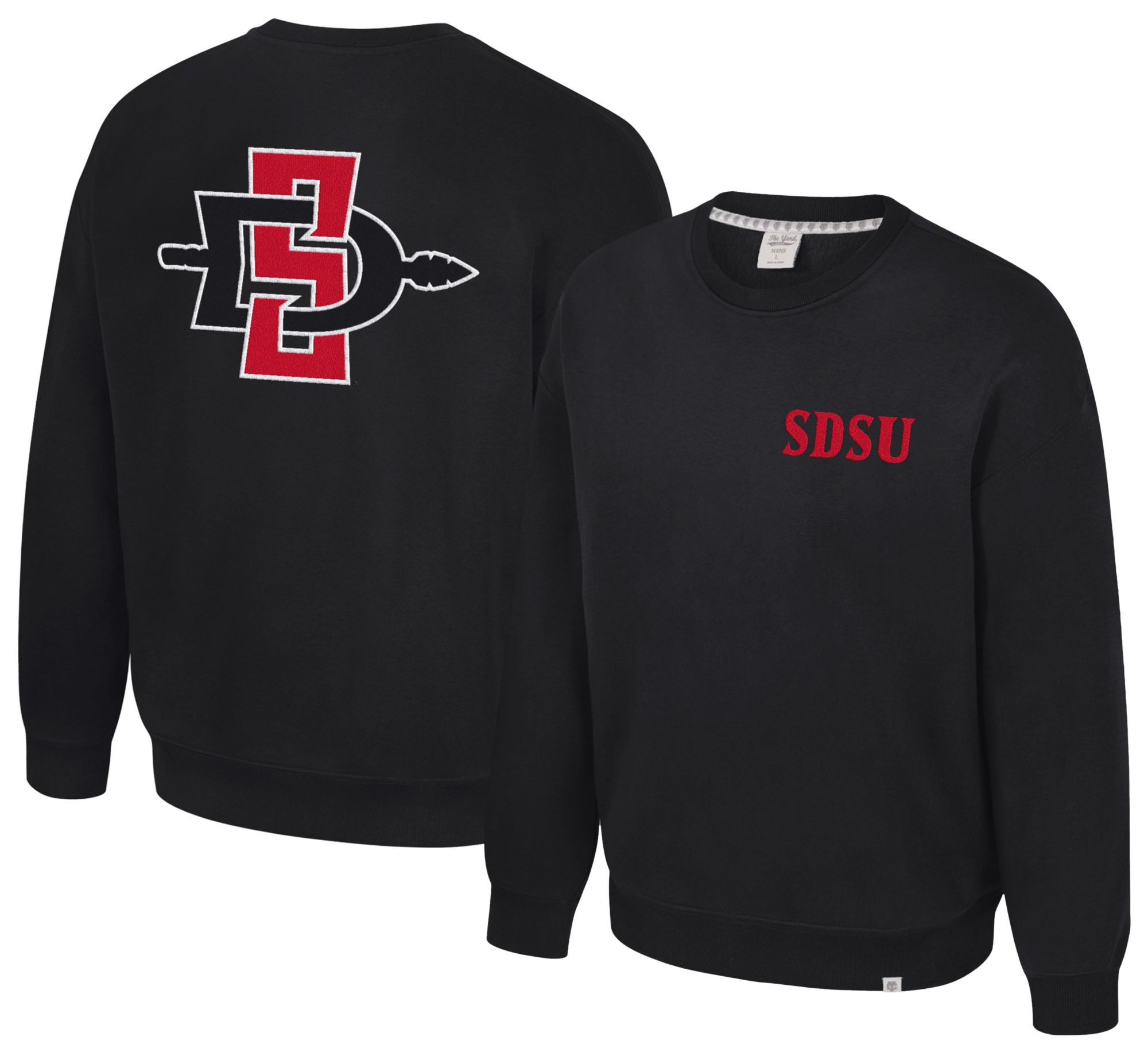 Colosseum Men's San Diego State Aztecs Black Super-Rich Vintage