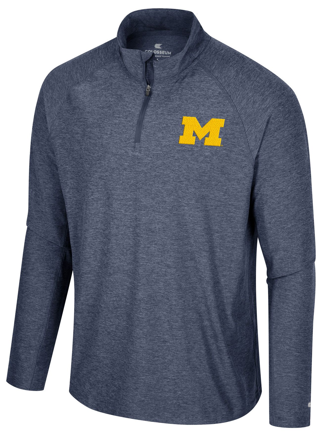 Colosseum Men's Michigan Wolverines Navy 1/4 Zip Jacket | Dick's