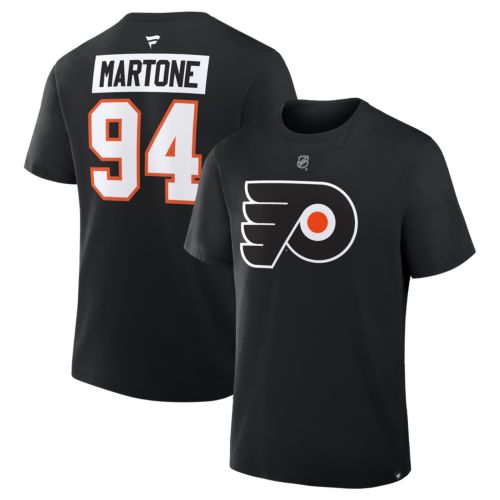 NHL Men's Philadelphia Flyers Trevor Zegras #46 Orange T-Shirt