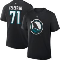 NHL Men's San Jose Sharks Black Macklin Celebrini #71 Home