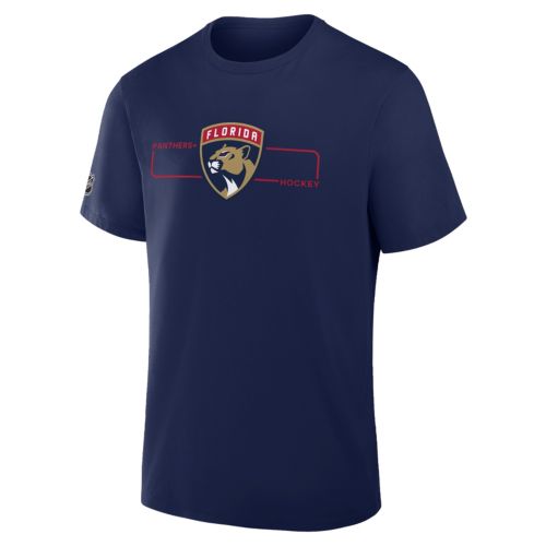 Mitchell & Ness Men's Florida Panthers Navy Penalty Box T-Shirt