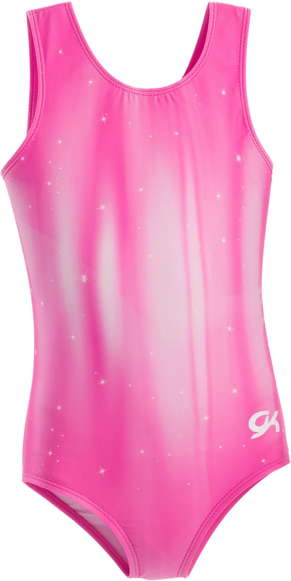 GK Elite Girls' Shimmer Pink Tank Leotard product image