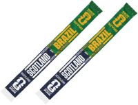 Global Scarves Brazil vs Scotland 2026 World Cup Matchup Scarf