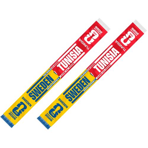 FIFA World Cup 2026 チュニジア マッチデー タオルマフラー Global Scarves Tunisia VS Japan 2026 FIFA World Cup Matchup Scarf