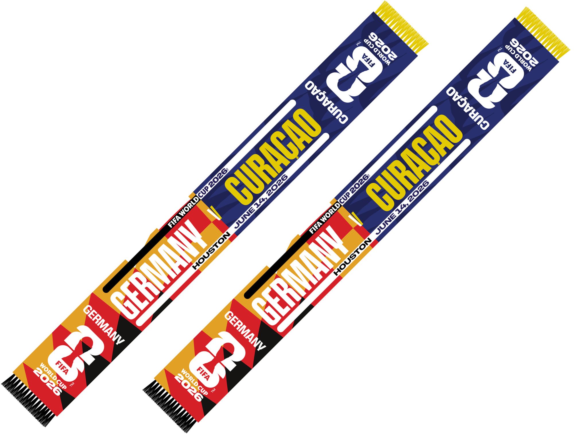 Global Scarves Germany VS Curaçao 2026 FIFA World Cup Matchup