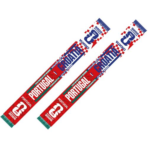 Global Scarves Brazil VS Japan 2026 FIFA World Cup Matchup Scarf