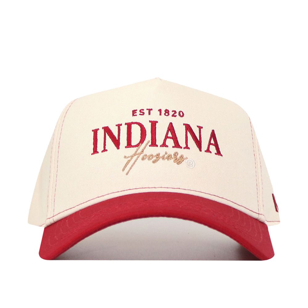 No Rivals Adult Indiana Hoosiers Crimson Vintage Cord Snapback product image