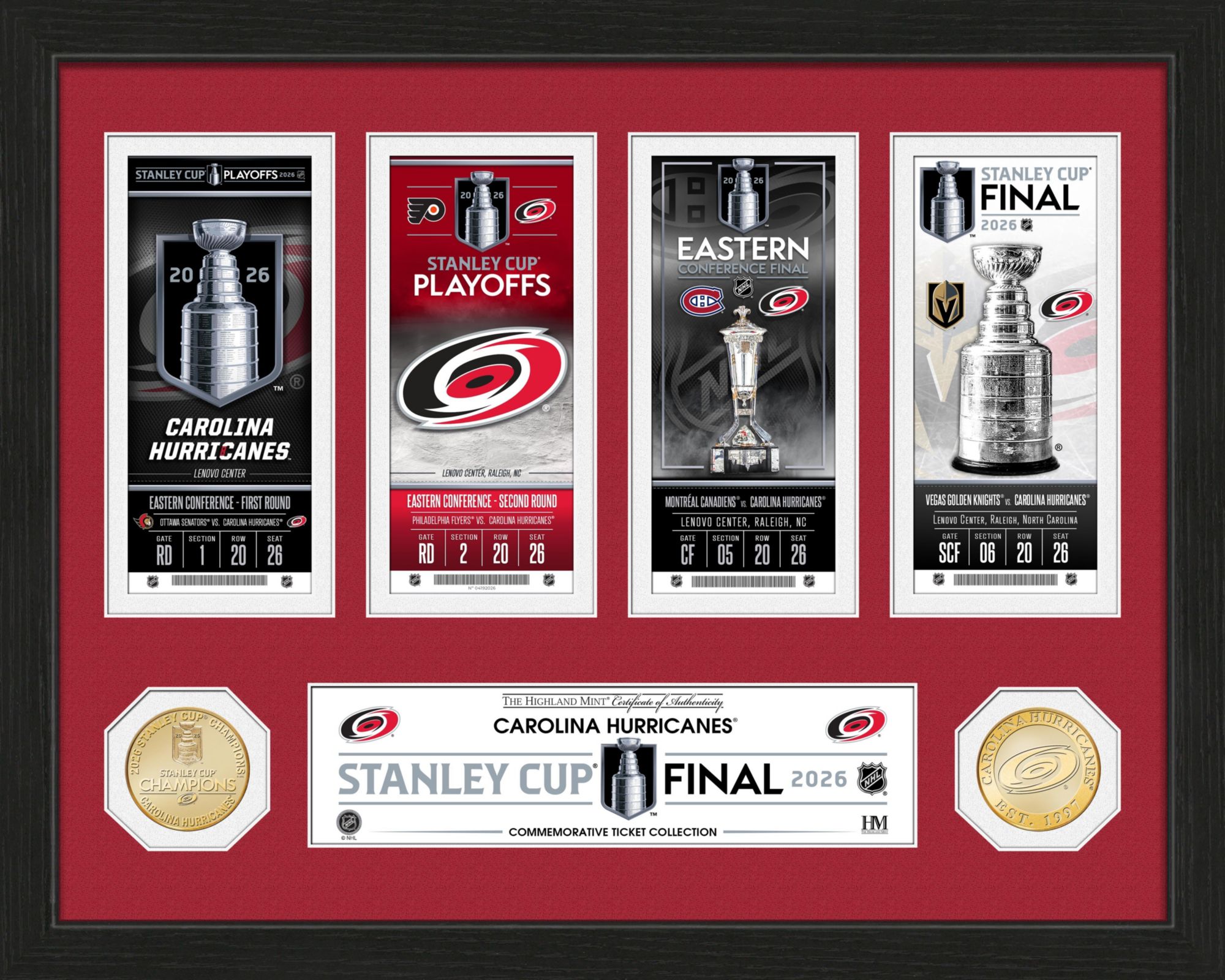 Highland Mint Carolina Hurricanes 2026 Stanley Cup Champions