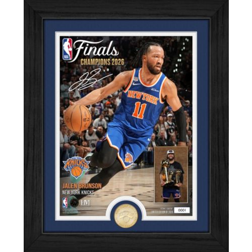 Highland Mint 2026 NBA Champions New York Knicks Team Force Frame