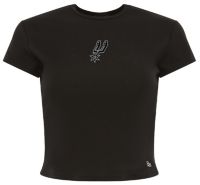 Hype and Vice Women's San Antonio Spurs Logo Crop T-Shirt | Dick's ...