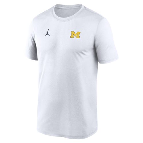 Jordan Men's Michigan Wolverines Blue Legend Logo T-Shirt | Dick's