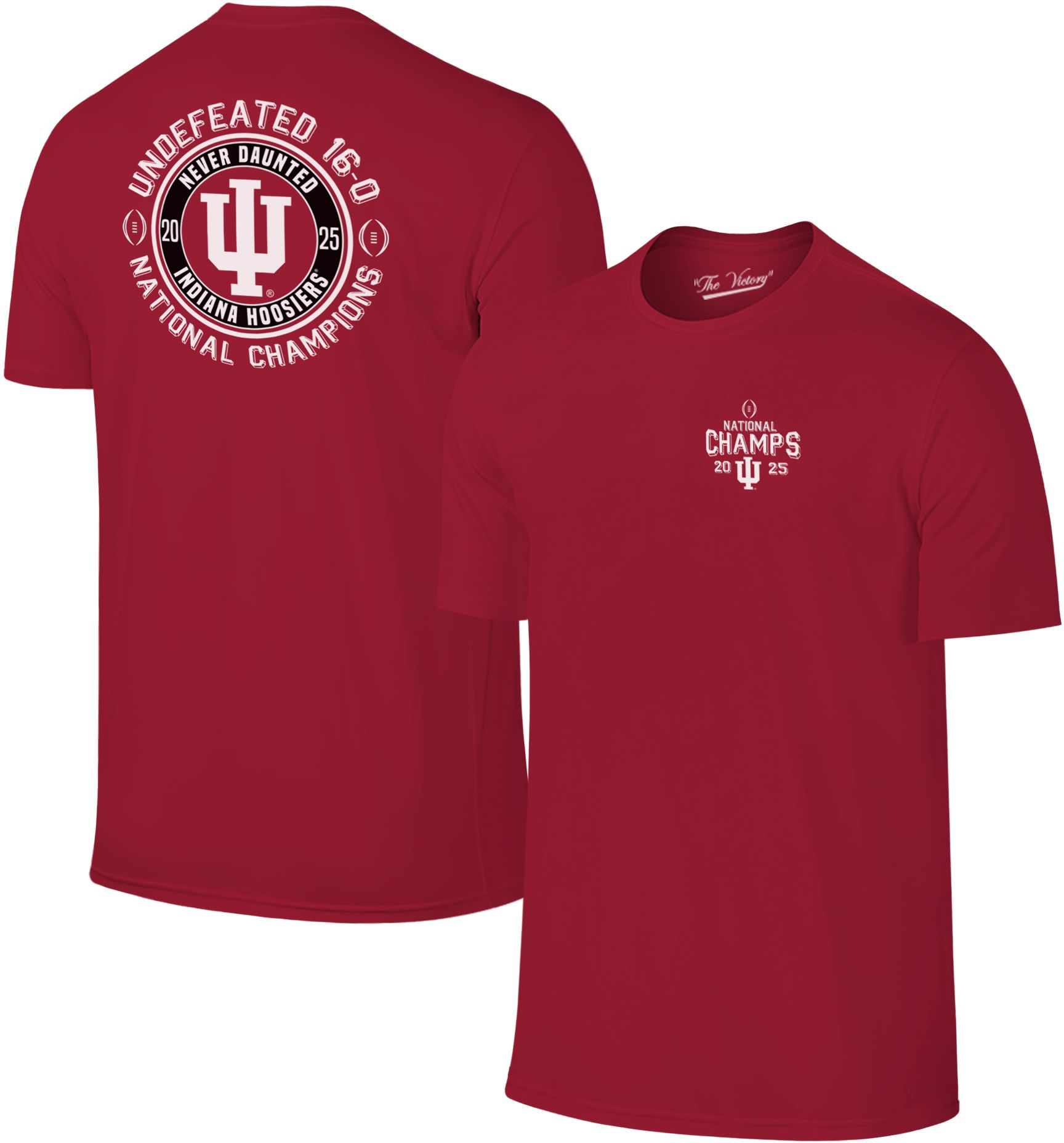 Retro Brand Adult Indiana Hoosiers 2025-26 CFP National Champions T-Shirt product image
