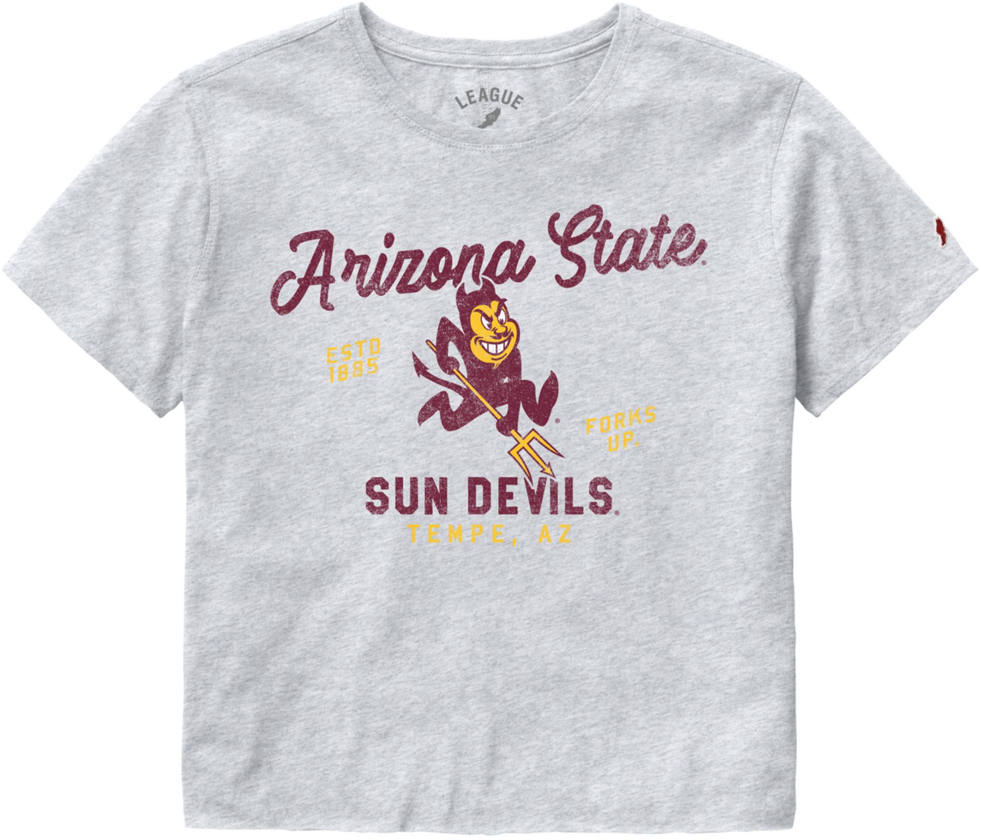 League-Legacy Women's Arizona State Sun Devils Gray Clothesline