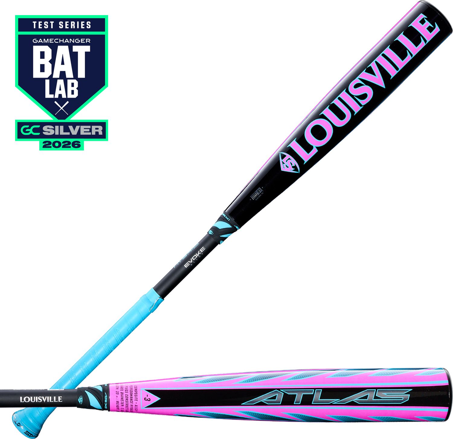 Louisville Slugger Atlas Hybrid BBCOR Bat 2026 (-3) product image