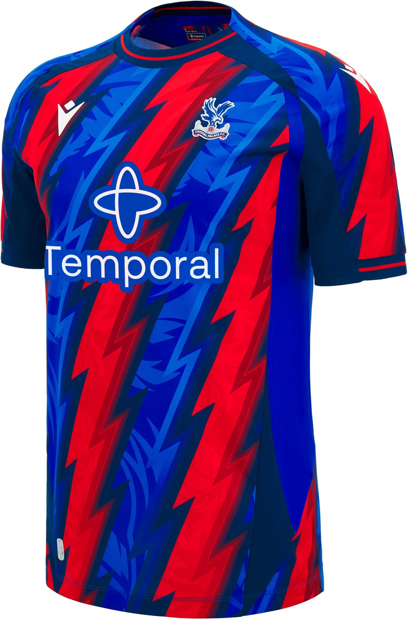 Macron Adult Crystal Palace 2026 Red Authentic Home Jersey