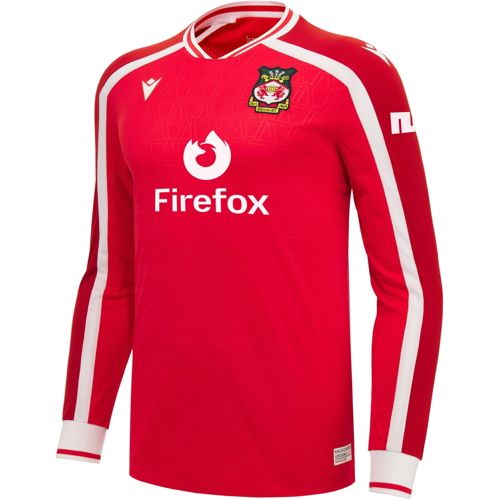 ツイーツマッチ　サッカーユニフォーム Macron Youth Wrexham 2026 Home Long Sleeve Replica Jersey | Dick's