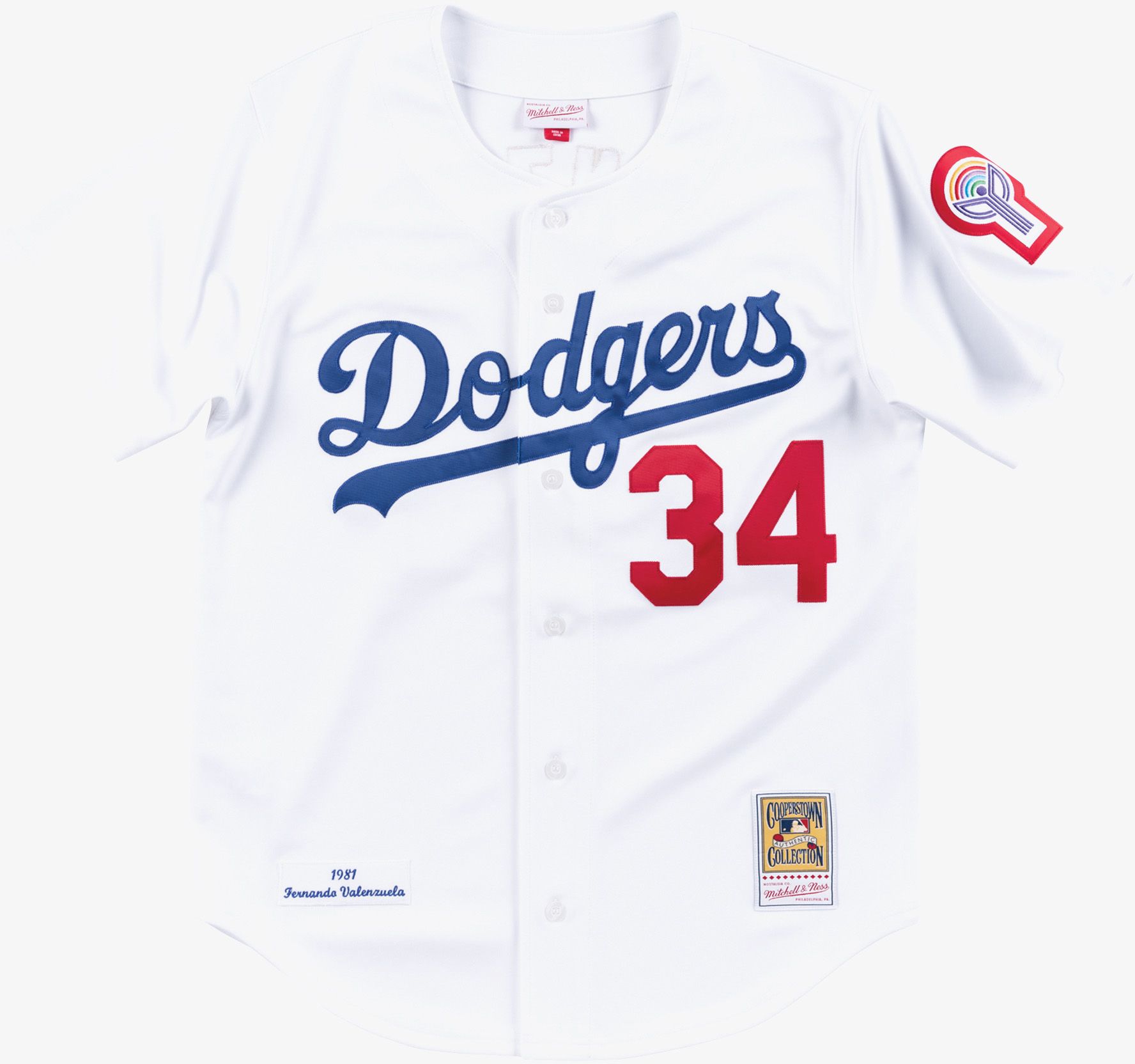 Mitchell & Ness Men's Los Angeles Dodgers White Fernando