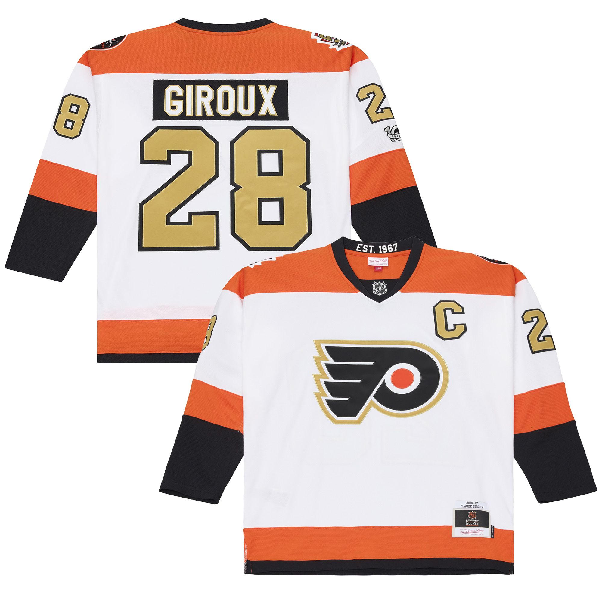 ハンブルガーSV 08-09ユニフォーム アウェイ　#11 オリッチ　4XO Mitchell & Ness Men's Philadelphia Flyers Claude Giroux 2016